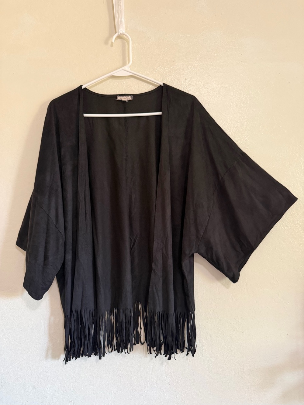 Eyeshadow Black Fridge Kimono Cardigan
